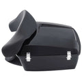 Vivid Black Chopped Trunk Backrest Fit For Harley Road Street Glide 1997-2013