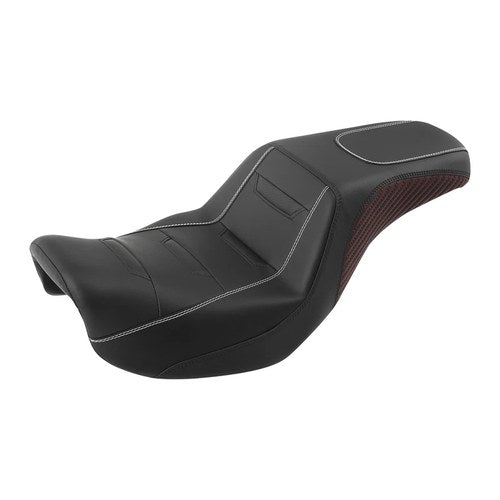 Driver Passenger Seat Fit For Harley Dyna Street Fat Bob Wide Glide 2006-2017