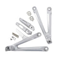 Silver Rear Passenger Footpegs Footrest Bracket Padel Fit For CBR600RR 2005 2006