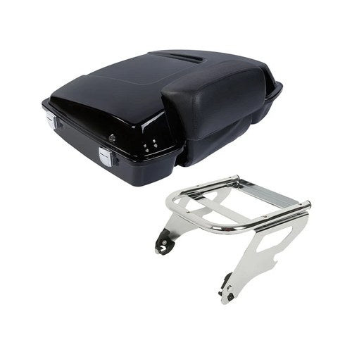 5.5'' Razor Trunk Pad Mount Rack Fit For Harley Touring Road Glide King 97-08