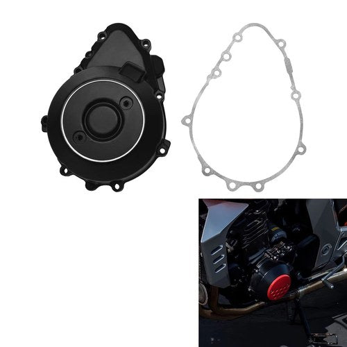 Left Motorcycle Engine Crank Case Stator Cover Fit For Kawasaki Z1000 Z750 03-06
