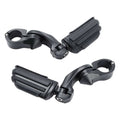 1 1/4" Matte Black Short Angled Highway Bar Footpeg Pegs Mount Fit For Harley