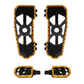 Front Driver Footboards & 10mm Foot Pegs Fit For Harley Street Road Glide 09-up