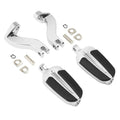 Rear Footrest Footpegs Chrome Brackets Fit For Harley Street Road Glide 1993-up