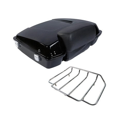 Razor Trunk Backrest & Luggage Rack Fit For Harley Road King Glide 1997-2013