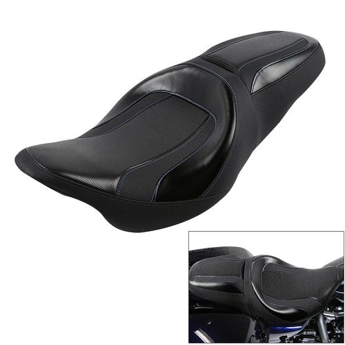 Two Up Driver Rider Passenger Seat Fit For Harley Touring Road King Glide 09-23