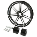 18'' Front Wheel Rim Dual Disc Hub Fit For Harley Road King Street Glide 97-21