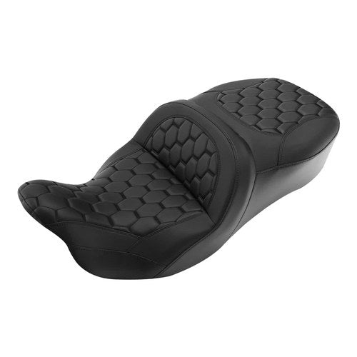 Rider Driver Passenger Two Up Seat Fit For Harley Touring Cvo Road Glide 09-23
