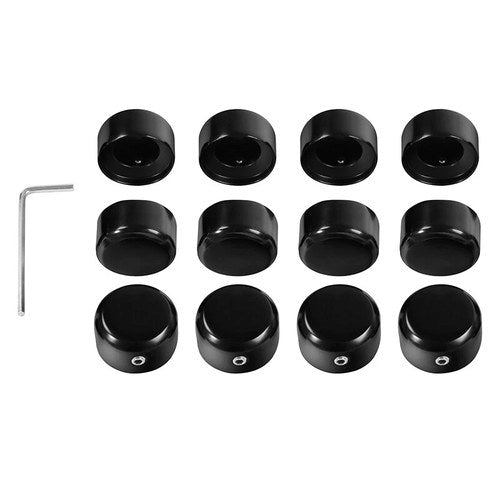 12PCS Bolt Topper Cover Caps Bolt Screw Fit For Harley Sportster S RH1250S 21-24