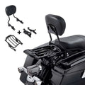 Black Sissy Bar Luggage Rack Docking Kit Fit For Harley Electra Road Glide 14-Up