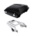 5.5'' Razor Trunk Chrome Mount Rack Fit For Harley Touring Road Glide King 09-13
