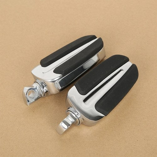 10mm Male Mount Footrest Foot Pegs Fit For Harley Touring Road King Sportster XL