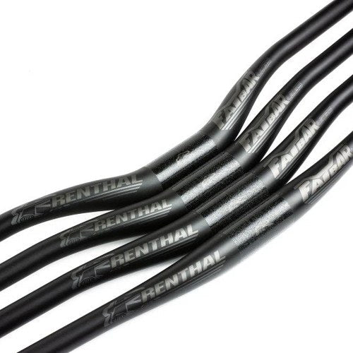 Renthal V3 Fatbar Lite Carbon 35 30mm Handlebar - Black for Powersports