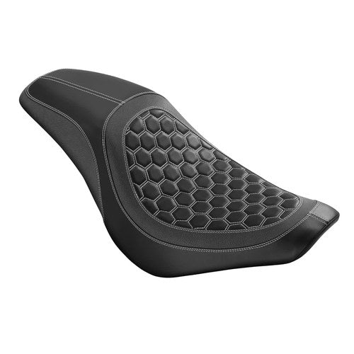 Black Driver Passenger Seat Fit For Harley Low Rider ST Fxlr Sport Glide 18-2024