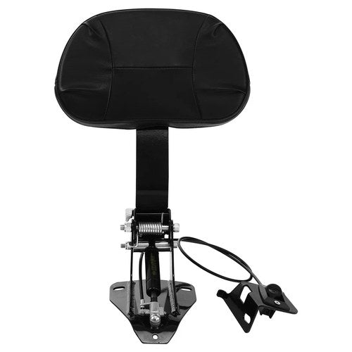 Rider Backrest Pad & Mounting Kit Fit For Harley Touring Road Street Glide 09-23