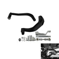 Black Mid Controls Shift Side Kit Fit For Harley Fat Bob Flsb Fxfb Fxfbs 2018-up
