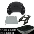 King Trunk Pad Speakers Mount Plate Fit For Harley Touring Road King Glide 14-26
