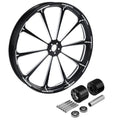 32x3.5 Front Wheel Rim Hub Dual Disc Fit For Harley Touring Street Glide 97-21