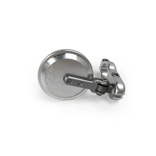 Crg Blindsight Folding For 2 Inch Round Bar-End Mirror - Silver, Part BSLS-201