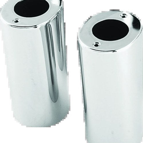 Bikers Choice Chrome Fork Tube Covers for Harley-Davidson FL & Softail Models