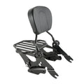Sissy Bar Backrest Luggage Rack & Docking Kit Fit For Harley Street Glide 09-13