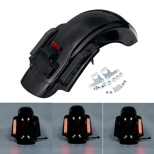 Smoke Rear Fender LED Light System Fit For 2014-2024 Harley Touring Cvo Style