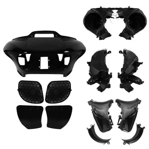 Front Headlight Fairings Glove Boxes Air Duct Fit For Harley Road Glide 2015-Up