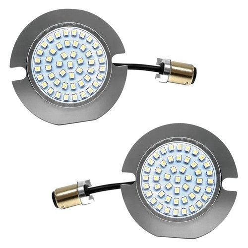 For Harley-Davidson Electra Glide 98-16 Turn Signal Inserts Standard Flat