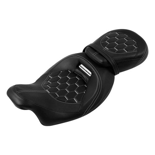 Rider Driver & Passenger Pillion Seat Fit For Harley Touring Ultra Limited 09-23