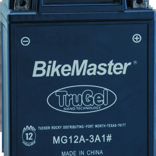 BikeMaster TruGel Battery MG12A-3A1 – Powersports Deep Cycle Gel Battery