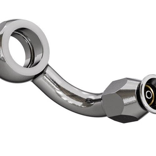 Goodridge 90 Degree Banjo Fitting for 3/8 in or M10 Bolt - Powersports