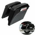 5" Stretched Hard Saddlebags w/ 5x7'' Speaker Lids Fit For Harley Touring 93-13