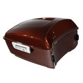 King Trunk Fit For Harley Touring 14-up Auburn Sunglo Black Hole w/ Rich Bourbon