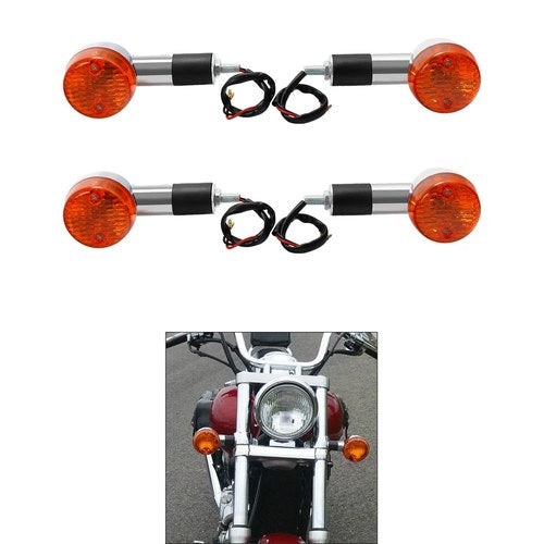 Turn Signals Amber Light Fit For Kawasaki Vulcan VN 750/800/900/1500/1600/1700