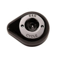 S&S Cycle Stealth Teardrop Air Cleaner Cover - Gloss Black for V-Twin Bikes