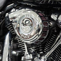 S&S Cycle For 2017+ M8 Models Stealth Air Cleaner Kit With Gloss Black Cover –