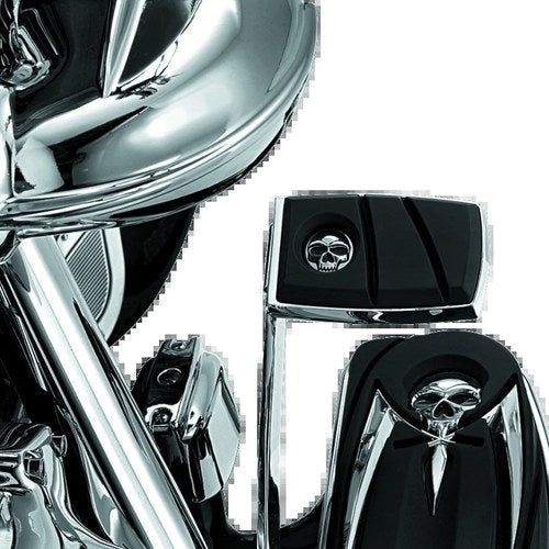 Kuryakyn Zombie Brake Pedal Pad for Harley FL Models – Chrome Finish