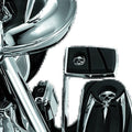 Kuryakyn Zombie Brake Pedal Pad for Harley FL Models – Chrome Finish