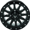 QuadBoss Qbs Wagon 14x7 Aluminum Wheel with 4+3 Offset and 4x156 Bolt Pattern