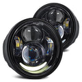 Lumen SB5906XX-BLK 5" Round Black Projector LED Daytime Running Lights