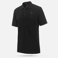 Akrapovic Mens Corpo For Polo Black L - Classic Cotton-Polyester Knit Shirt