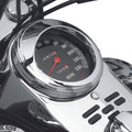 Kuryakyn Speedometer Trim Ring with Visor Chrome - Easy Installation