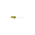 Cycra For 17-23 Kawasaki KX250F Front Stadium Number Plate – Fits Kawasaki KX