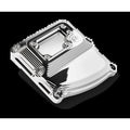 Performance Machine Vision Series Transmission Cover with Bezel – Chrome for