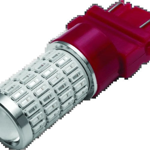 Kuryakyn 2869 LED Bulb for 3157 Applications – Red/Red Dual Function