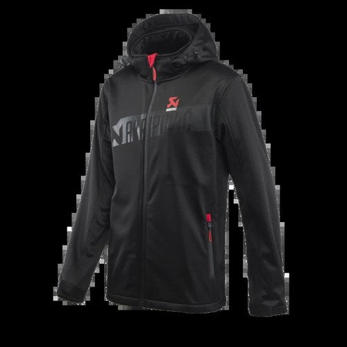 Akrapovic For Men's Corpo softshell Jacket Black - size s, Water-Repellent,
