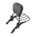 Rear Backrest Sissy Bar Pad Luggage Rack Fit For Harley Road Glide King 2009-up
