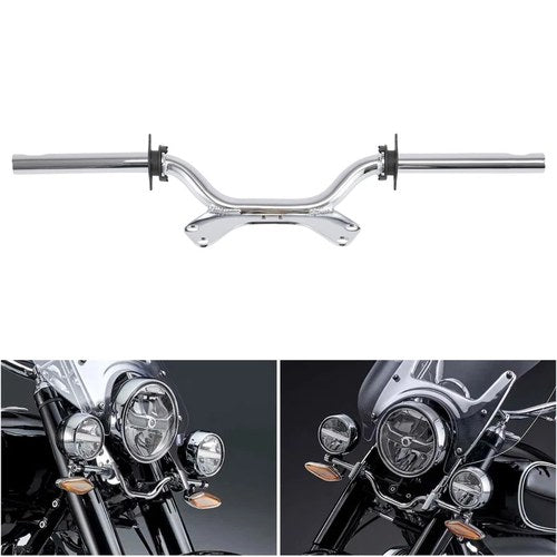 Fog Passing Lights Bracket LED Spotlight Mount Bar Fit For BMW R18 Classic 21-25
