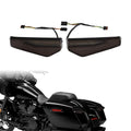 LED Saddlebag Brake Turn Light Smoke Lens Fit For Harley Cvo Street Glide 23-26