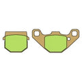For Suzuki RM85 2002-2004 Vesrah VD-342/2JL Rear Sintered Metal Brake Pads